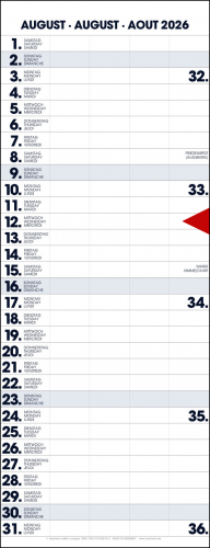 STREIFENPLANER - BÜROPLANER - FAMILIENPLANER - KÜCHENPLANER